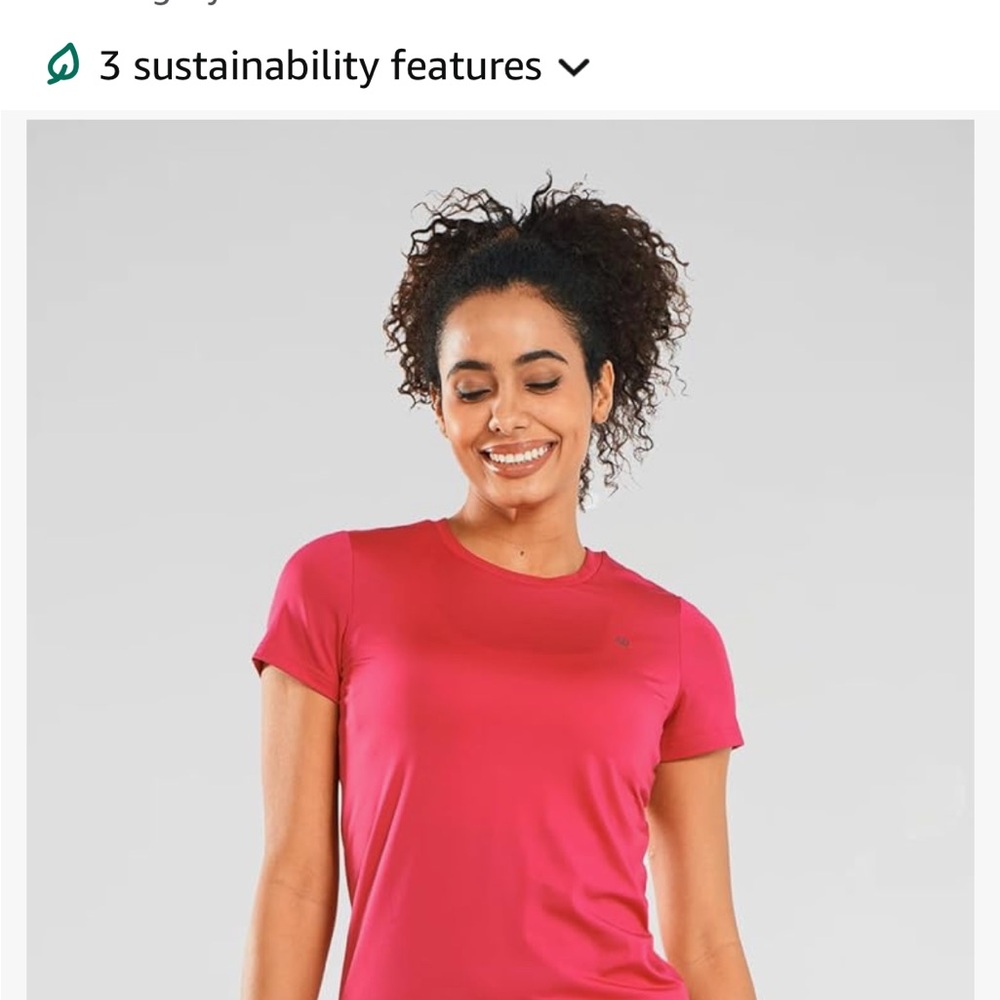 Women's Rose Pink Workout T-Shirt